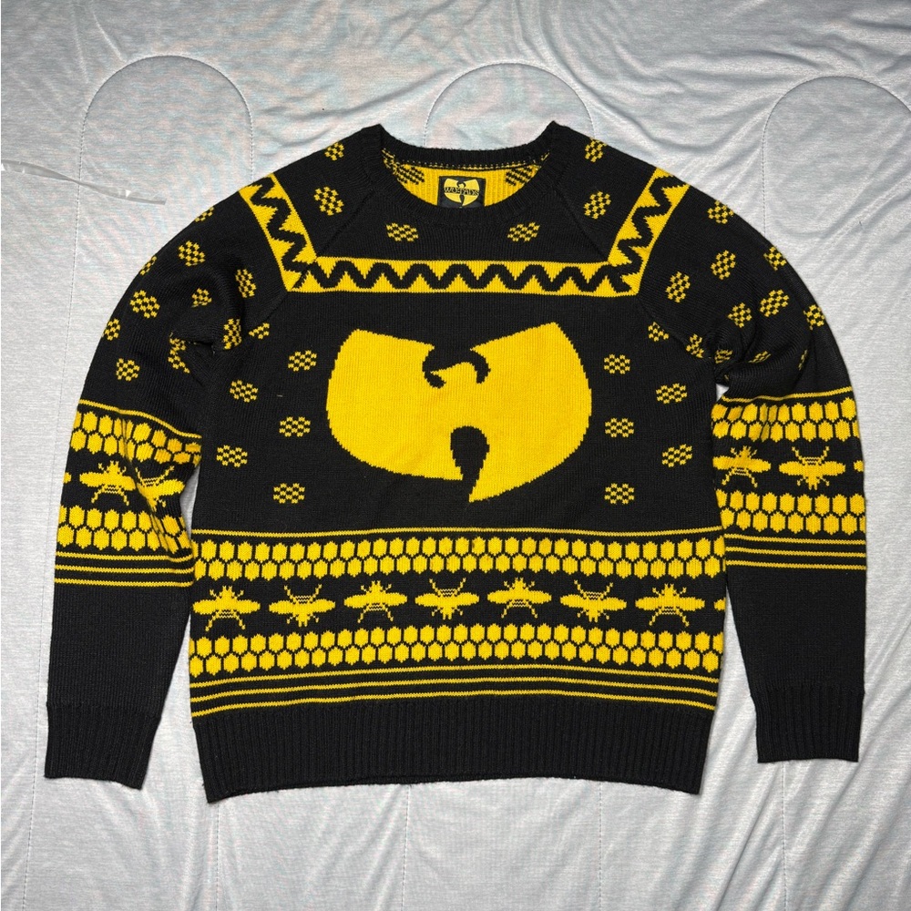 WU-TANG Clan Knitted Men's Sweater Size Medium Hip Hop ugly sweater